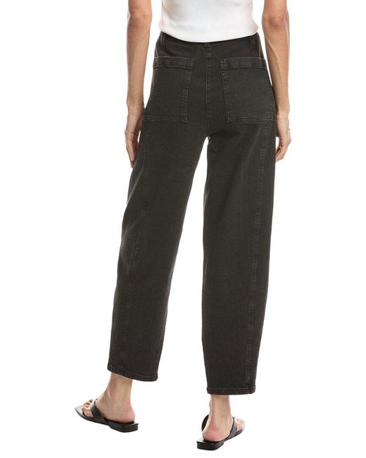 Eileen Fisher Black Ankle Lantern Pant