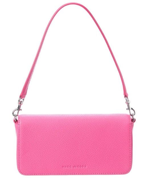Marc Jacobs Pink Bold Leather Mini Bag
