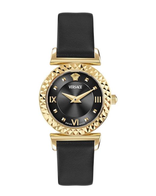 Versace Metallic Mini Vanity Watch