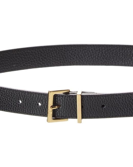 Isabella Rossetti Black Madison Leather Belt