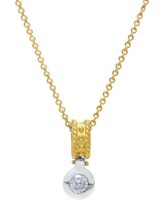 Diana M Metallic Fine Jewelry 18k 1.02 Ct. Tw. Diamond Necklace
