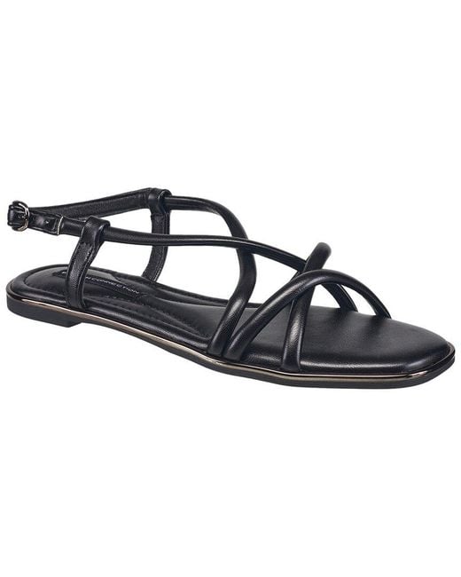 French Connection Blue Tubes Leather Sandal