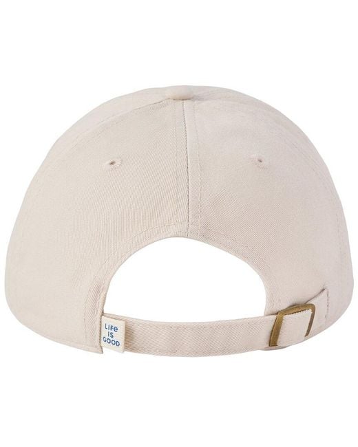 Life Is Good. White Chill Cap for men