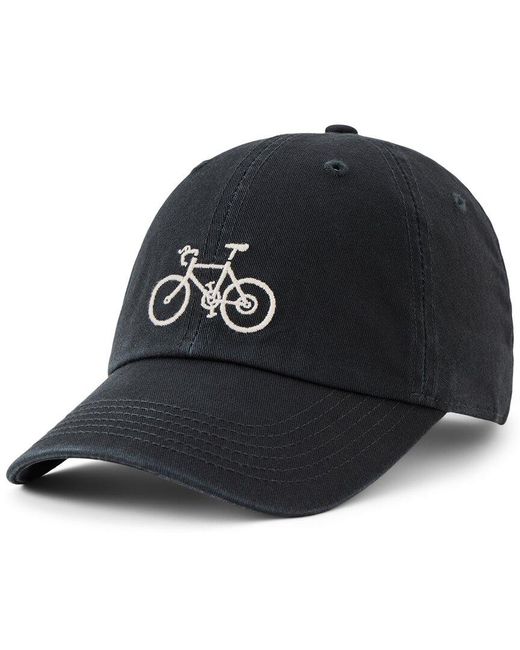 Life Is Good. Black Ride On Chill Cap for men