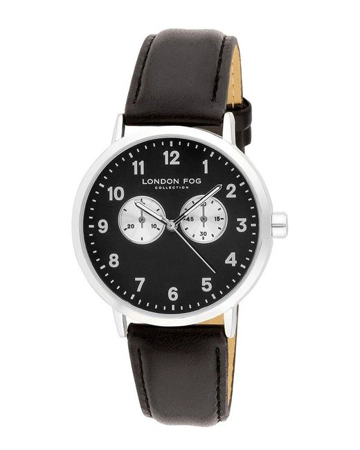 London Fog Black Whitehall Watch for men