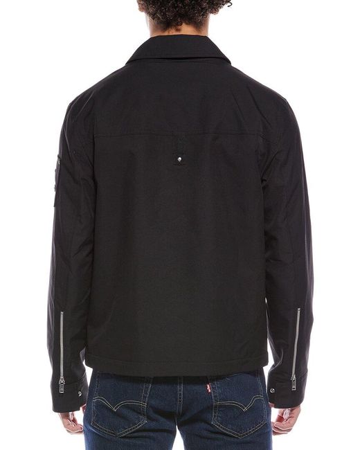 Moose Knuckles Black Jacques Shirt Jacket for men
