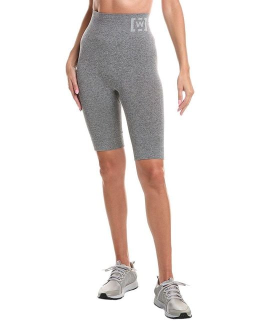 Wolford Gray Shaping Athleisure Bike Short