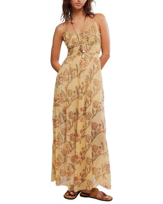 Free People Metallic Cecelia Printed Dress