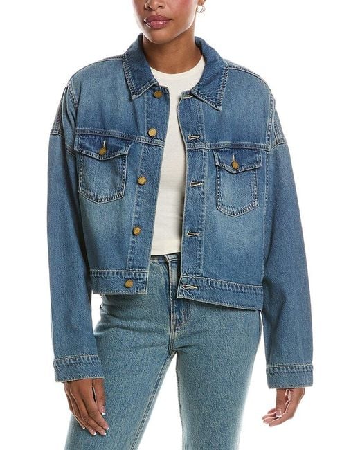 L'Agence Blue Vianney Jacket
