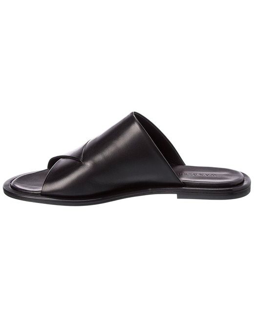 Wandler Black Kate Leather Slipper