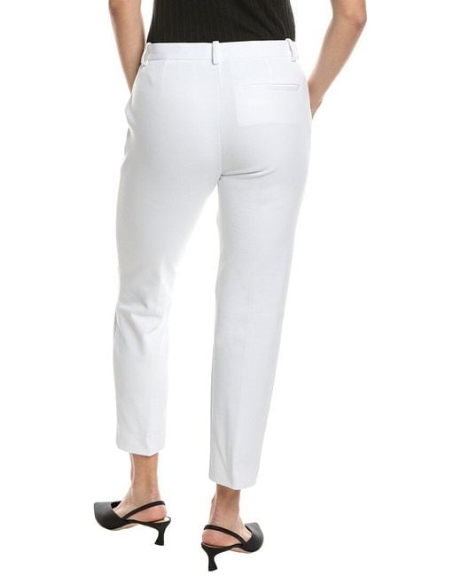 Theory White Treeca Pant