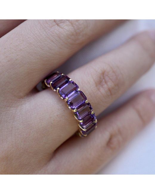 Kai Fine Jewelry White 14K 9.25 Ct. Tw. Gemstone Eternity Ring