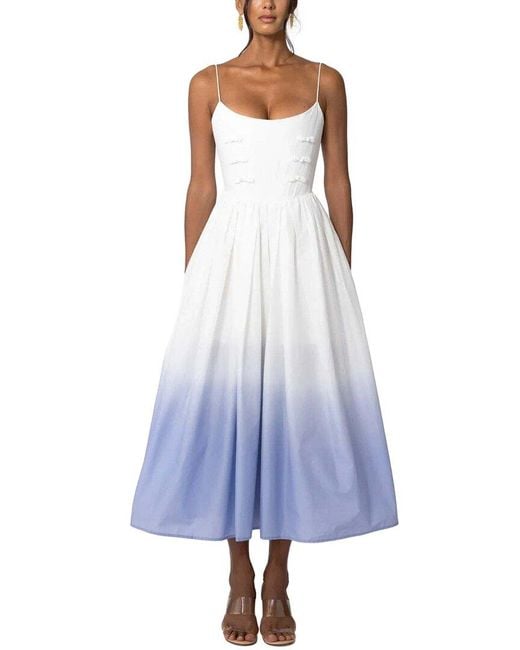 SAU LEE Blue Henley Dress