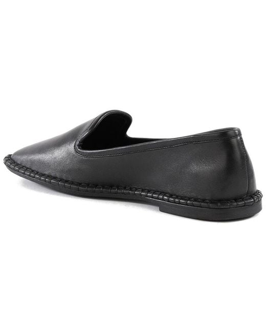 Seychelles Black Kap Leather Flat