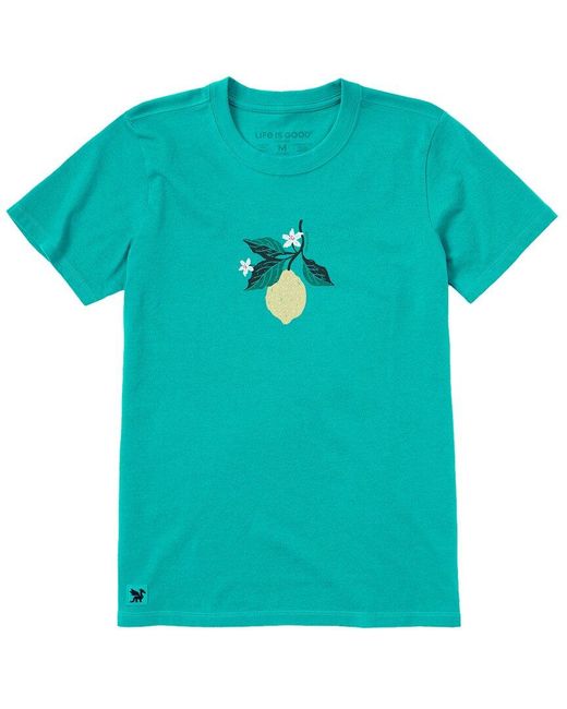 Life Is Good. Blue Crusher T-Shirt