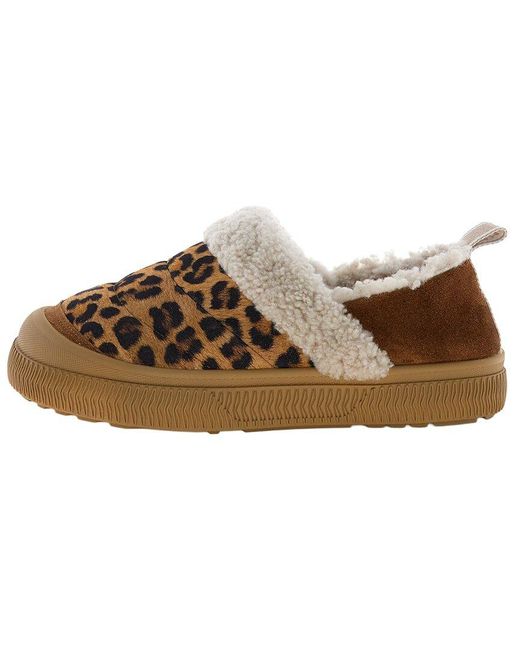 Voile Blanche Brown Pan Slip Suede Sneaker
