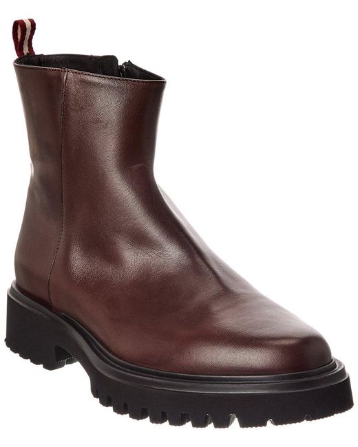 Bally Brown Odran Leather Boot for men