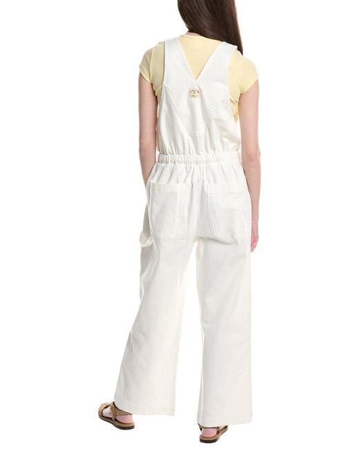 Electric and Rose White Easy Overall