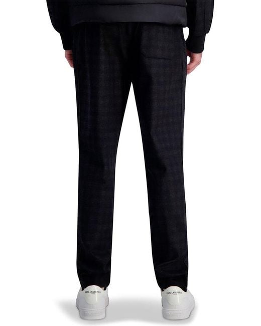 Karl Lagerfeld Black Trouser for men