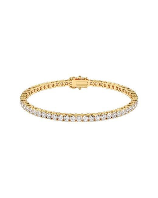 Diamond Select Cuts Metallic 14K 4.00 Ct. Tw. Diamond Bracelet