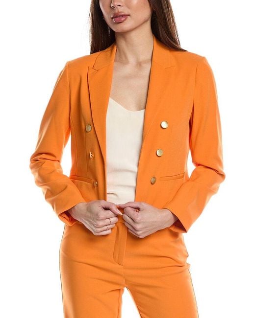 Nanette Lepore Orange Nolita Blazer