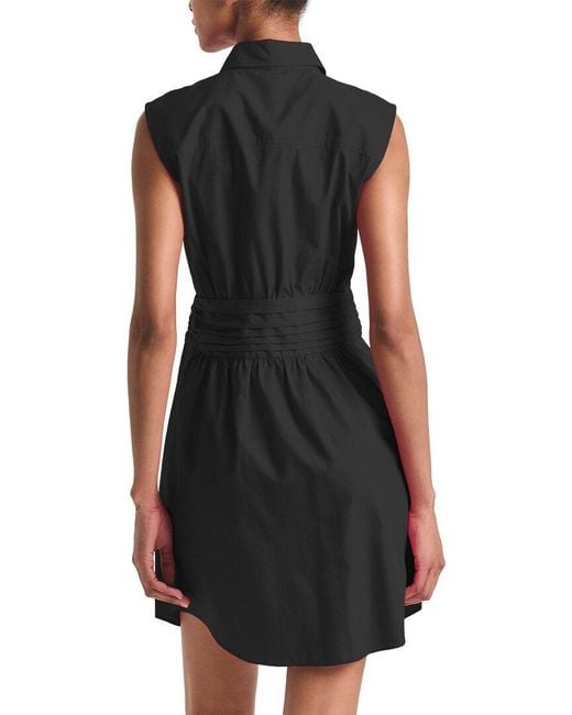 10 Crosby Derek Lam Black Cora Shirt Dress