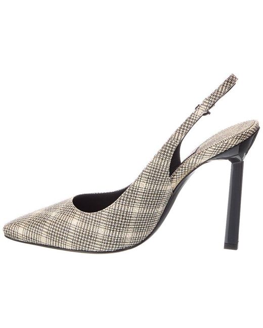 Ferragamo Metallic Jessie Leather Pump