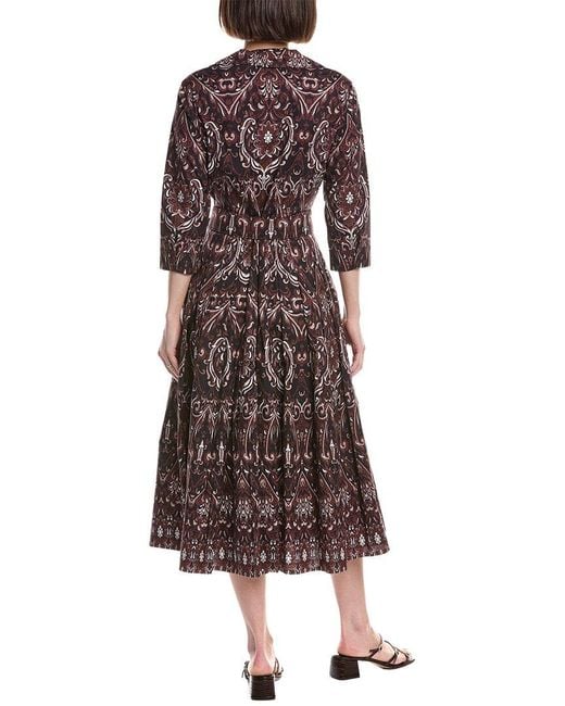 Samantha Sung Brown Audrey Shirtdress