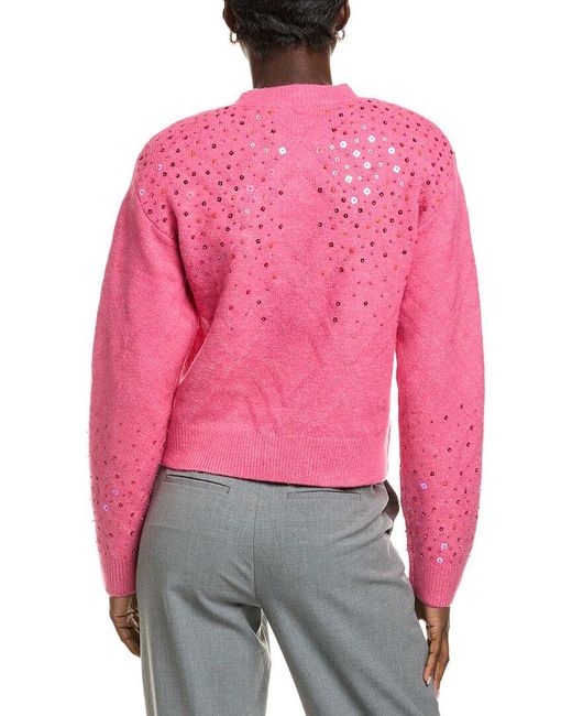 Endless Rose Red Sequins Sweater