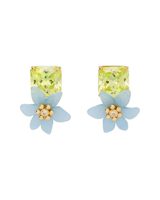 Kate Spade Blue Cz Brighten Up Statement Studs