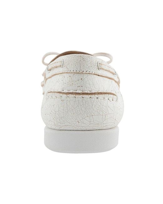Aerosoles White Barita Leather Flat