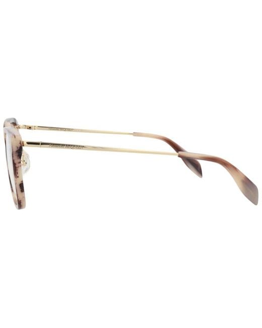 McQueen Metallic Am0225O 51Mm Optical Frames