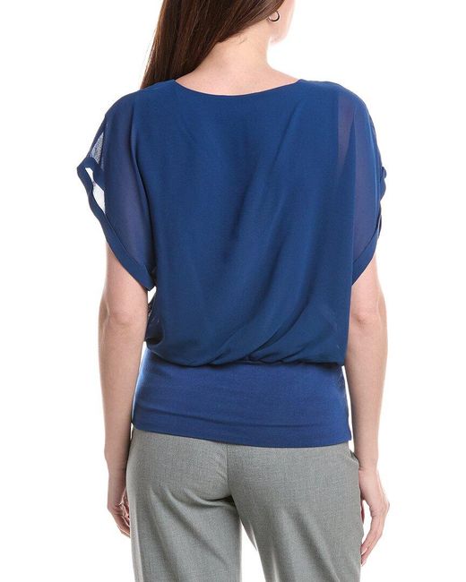 Joseph A Blue Joseph A Banded Top