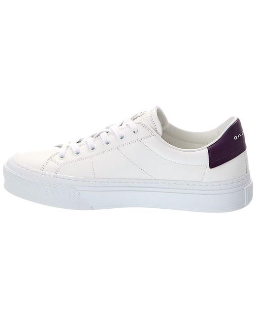Givenchy White Logo Leather Sneaker
