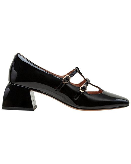 Linea Paolo Black Maurice Leather Pump