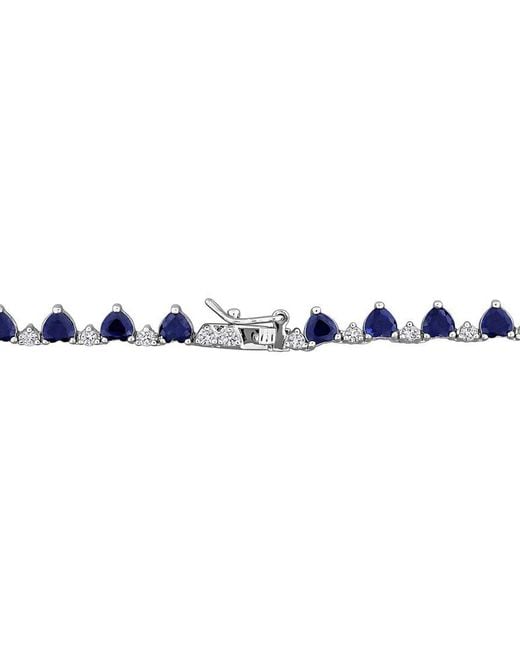 Rina Limor Blue 17.44 Ct. Tw. Lab-Grown Sapphire Necklace
