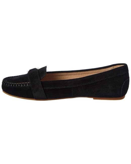 Jack Rogers Blue Hanover Suede Moccasin