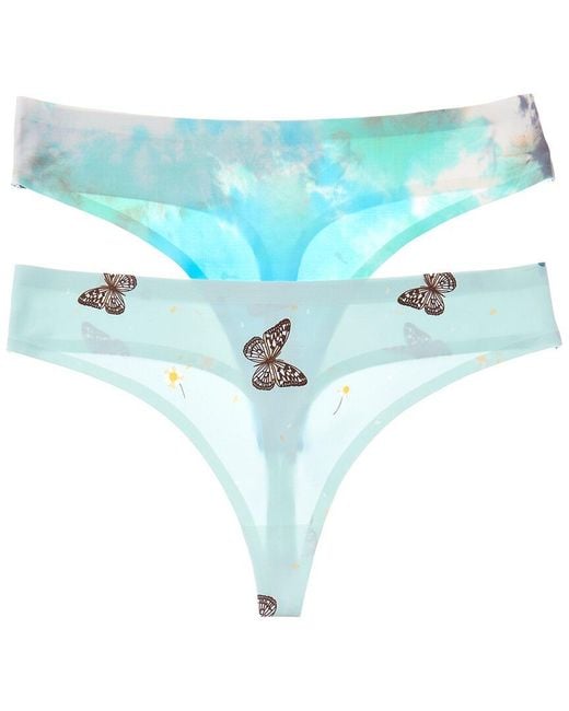 Honeydew Intimates Blue 2Pk Skinz Thong