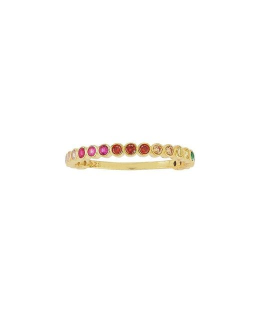 Sphera Milano White 14K Plated Cz Ring
