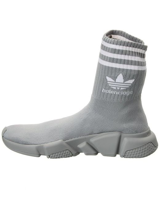 Balenciaga Gray X Adidas Speed Sock Sneaker