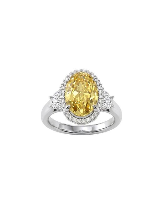 Lab Grown Diamonds White 14K 4.90 Ct. Tw. Lab-Grown Diamond Engagement Ring