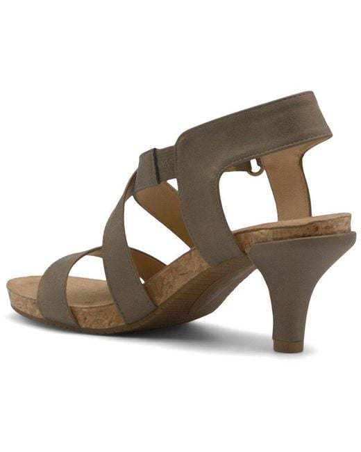 Adrienne Vittadini Brown Sakura Sandal