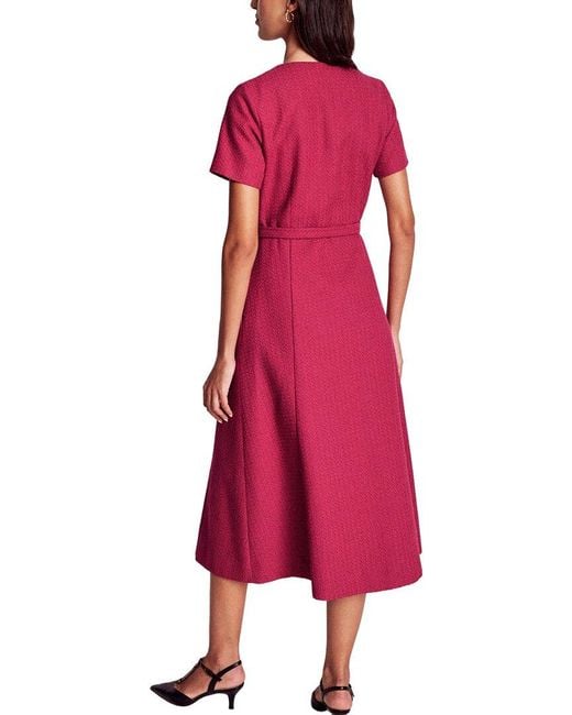 Boden Red Charlotte Midi Dress