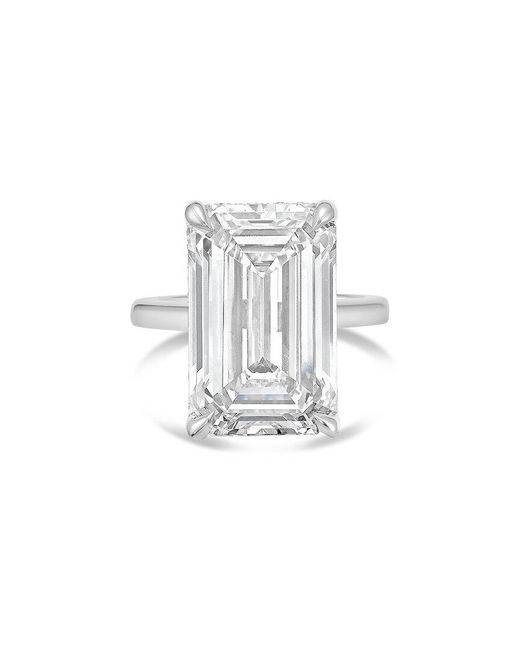 Diana M White Diana M. Platinum 12.00 Ct. Tw. Lab-Grown Diamond Solitaire Ring