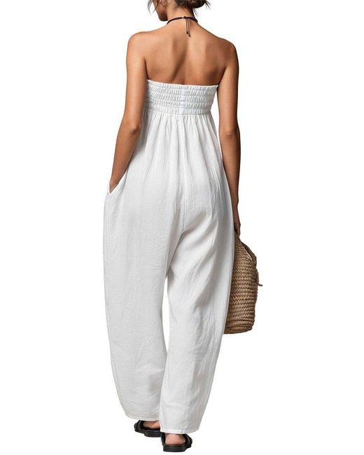 Amanda Royal White Jumpsuit