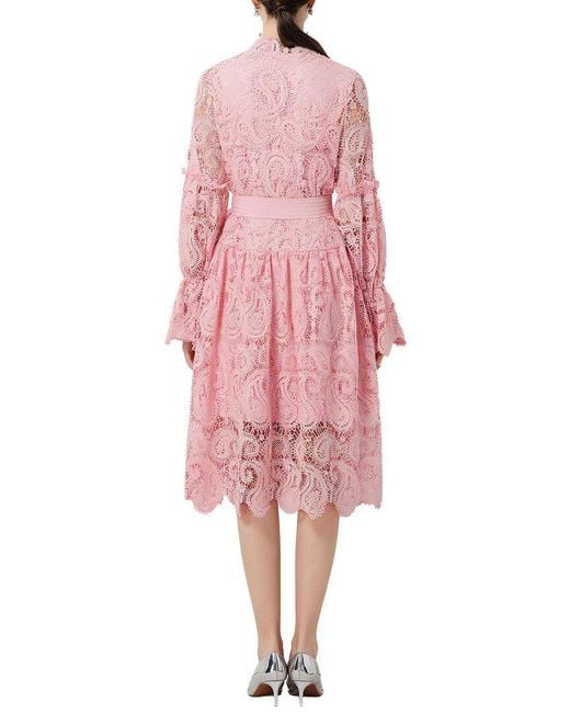 DZA Pink Midi Dress
