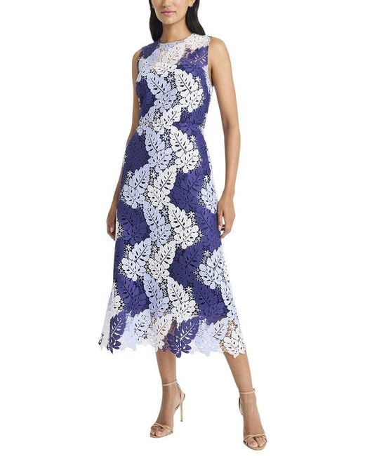 Maggy London Blue Midi Dress