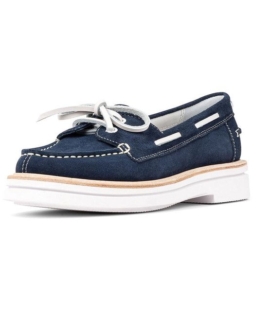 Donald J Pliner Blue Lillith Leather Loafer