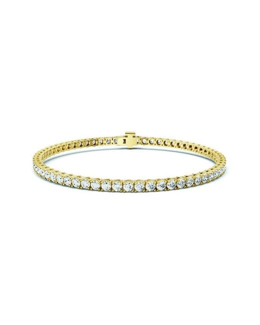 Lab Grown Diamonds Metallic 14K 1.00 Ct. Tw. Lab-Grown Diamond Tennis Bracelet