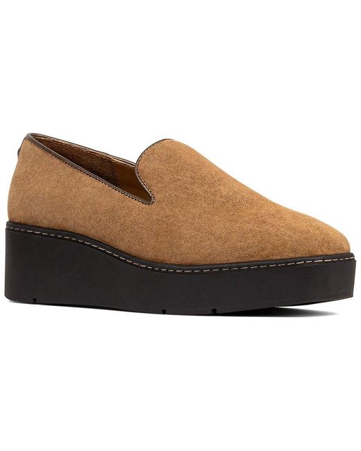 Donald J Pliner Brown Witty Leather Loafer